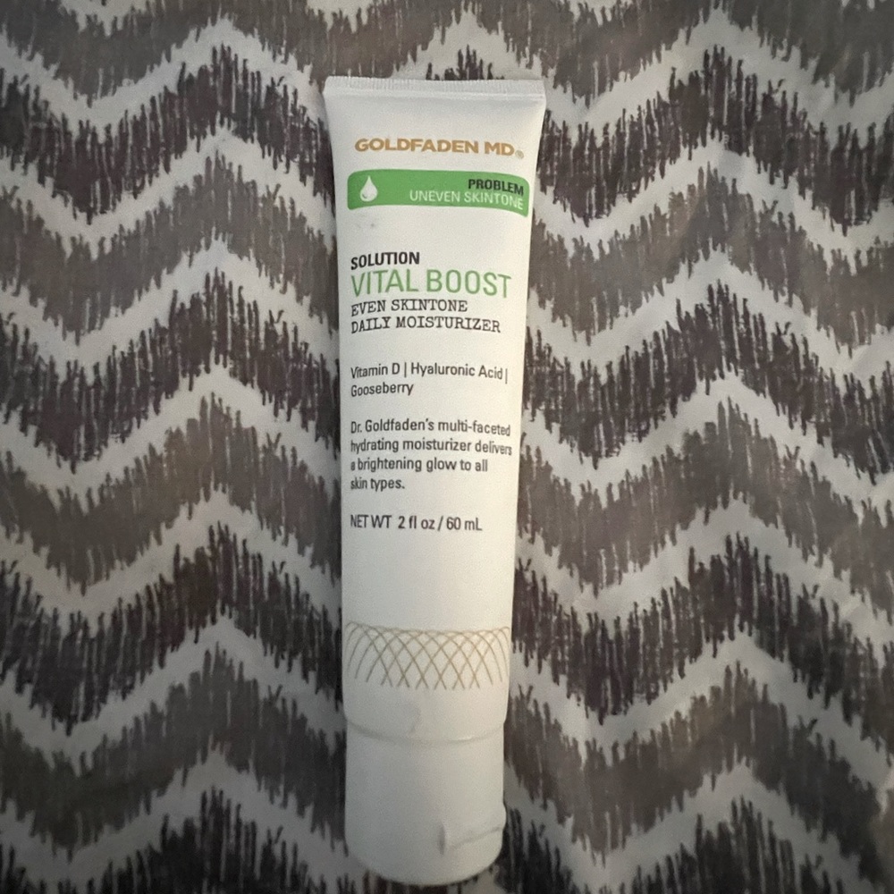 New - Goldfaden MD - Vital Boost even skintone daily moisturizer